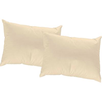 Kissenhülle WIRTH "Umea" Gr. 3, beige (hellbeige), B:40cm L:60cm, Polyester, Obermaterial: 100% Polyester, Kissenbezüge Image
