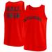 Men's Contenders Clothing Red The Outsiders Logo Tank Top