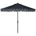 Birch Lane™ Iago 100.79" Outdoor Umbrella Metal in White/Blue/Navy | 98.82 H in | Wayfair 3D572A1B27D7459D8A9017BFC2945FA5