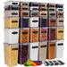 Prep & Savour Karle 36 Container Food Storage Set Plastic | 11.6 H x 5.5 W x 3.5 D in | Wayfair F3C77B5DDC68404FBB760A2E604FB3A1