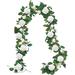 The Holiday Aisle® 0.33' Hoopa Flower Vines Rose Ivy Garland | 2 H x 4 W x 7 D in | Wayfair 79D78EBF1A3E429F8ABE26563606BE47