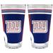 New York Giants Two-Piece 16oz. Pint Glass Set