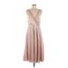 Great Jones Casual Dress - Wrap: Pink Dresses - Women's Size 4