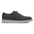 TOMS Men's Grey Waxed Canvas Navi Travel Lite Oxford Sneaker Shoes, Size 12