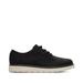 TOMS Men's Black Leather Navi Travel Lite Oxford Sneaker Shoes, Size 13