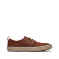 TOMS Men's Brown Canvas Leather Carlo Terrain Sneaker Shoes, Size 8.5