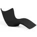 Vondom Surf Outdoor Sun Chaise - 51011-Black