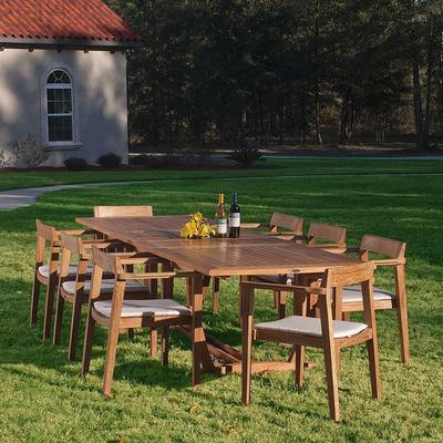 9 piece Horizon Large Teak Dining Set