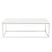 Cory Rectangle Coffee Table - White/silver