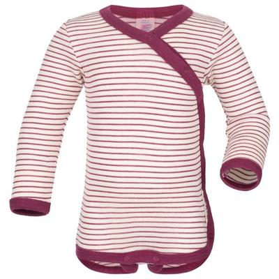 Engel - Kid's Baby-Wickelbody Langarm - Merinounterwäsche Gr 74/80 rosa Image