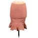 Moschino Cheap And Chic Formal Bodycon Skirt Mini: Pink Print Bottoms - Women's Size 6