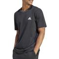adidas Men's Seasonal Essentials Mélange Tee T-Shirt, Black Melange, 4XL