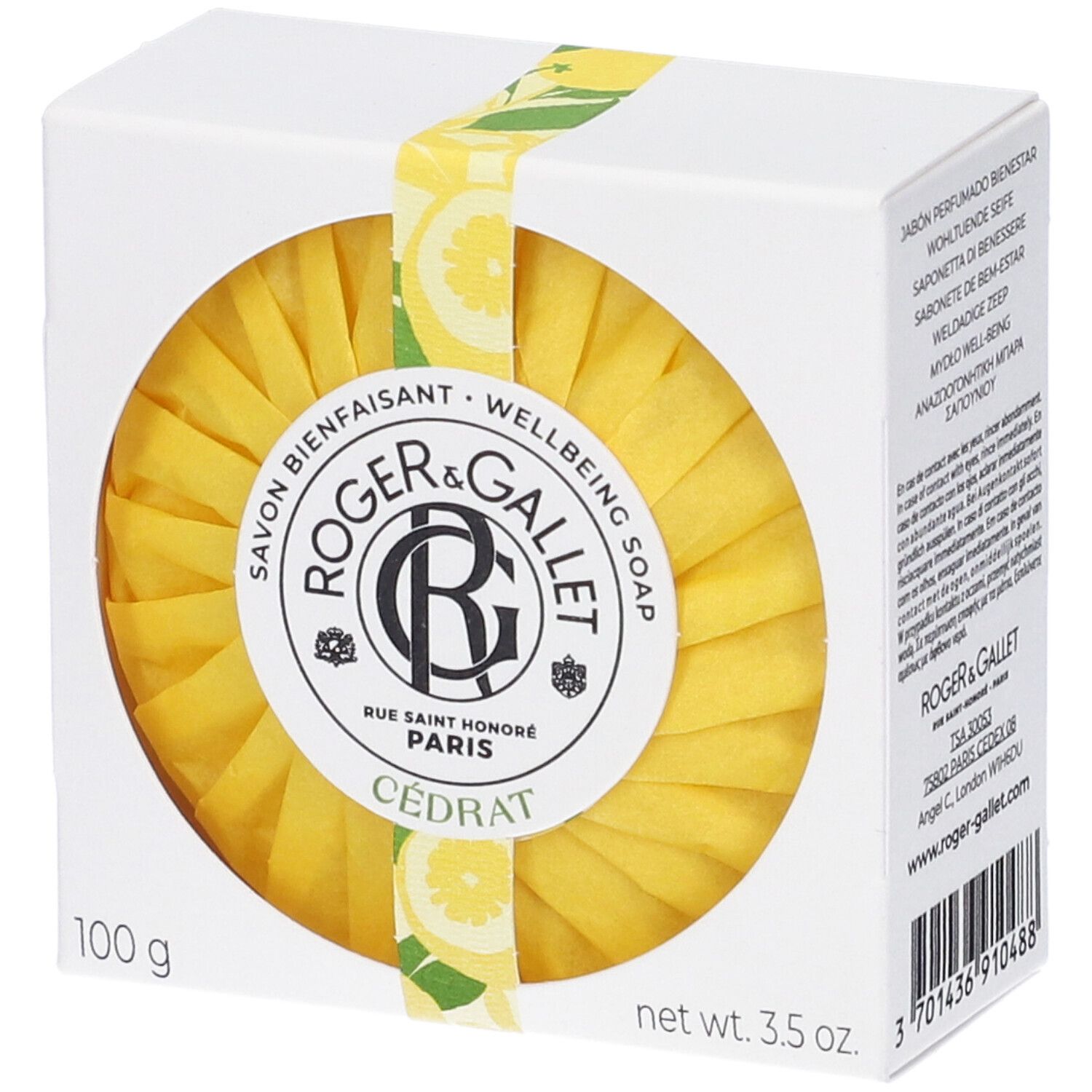 Roger&Gallet Cedrat Saponetta 100 g Sapone