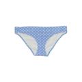 Shade & Shore Swimsuit Bottoms: Blue Polka Dots Swimwear - Women's Size Small