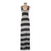 Soft Joie Casual Dress - Maxi: Gray Stripes Dresses - Women's Size Small