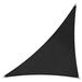 Colourtree Customize Triangle 260 GSM Super Ring Heavy Duty Sun Shade Sail, Stainless Steel in Black | 216 W in | Wayfair TAW-RT-18x27x32.45-Black