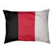 East Urban Home La Horns Dog Bed Pillow Polyester in Red/White/Black | Medium (28" W x 18" D x 6" H) | Wayfair 63668A940BE440708D1187E751063315