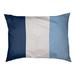 East Urban Home North Carolina Wild Dog Outdoor Dog Pillow Metal in White/Blue | Large ( 40" W x 30" D x 14" H) | Wayfair