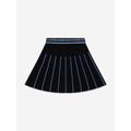 Emporio Armani Girls Pleated Skirt In Navy Size 8 Yrs