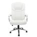 Latitude Run® Big & Tall Executive Office Chair - 400lbs Capacity, PU Leather Upholstered in Pink/White | Wayfair 1DD70894A65F4DD9829CD456DA1B2D5A