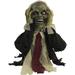 The Holiday Aisle® Draco Covered LED Pop-Up Animatronic Ghoul, Indoor/Outdoor Halloween Decoration, Flashing Red Eyes, Battery-Operated, 22-Inches | Wayfair