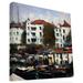 Longshore Tides Fishing Town On Canvas Print Canvas in Blue/Brown/White | 20 H x 20 W x 1.5 D in | Wayfair B72C0EE1648547D9BFE0FC3755E35AE6