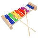 Xylophone en bois 8 prédire mini jouets musicaux cadeau d'anniversaire pour enfants