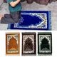 Tapis de prière islamique tapis de prière turc avec tapis de culte Portable cadeaux de vacances