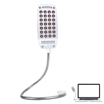 Lampe de lecture USB pour ordinateur portable col de cygne avec 28 led veilleuse pour salon salle