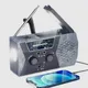 Radio solaire AM/FM/WB à manivelle chargeur de téléphone Portable alimentation