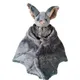 Peluche Chauve-Souris d'Halloween avec Ailes Ouvertes Animal Doux et Confortable Oreiller à