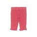 IZOD Casual Pants - Elastic: Pink Bottoms - Size 0-3 Month