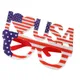 American Feel-Lunettes de soleil Fostiendra c Party Rouge Blanc Bleu Independence Day 4 juillet