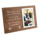 Cadre photo commémoratif en bois pour animaux de compagnie empreintes de pattes poème en feutre de
