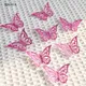 10PCS/BAG Acrylic Butterfly Cake Decoration Party Favors Wedding Happy Birthday Cake Topper Cake