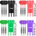 CyeeLife Soft Darts 18g + Carry Case + Extra Points + Flights Professional Electronic Plastic Tip