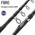 FBRO Telescopic Carp Fishing Rod 3.3 3.6m Carbon Fiber Fuji Spinning Rod Pesca 12-25lb Power 80-200g