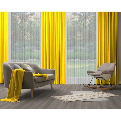 Vorhang WIRTH "Dim out", gelb, B:142cm H:315cm, Polyester, Gardinen, nach Maß Image