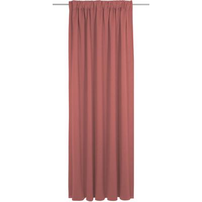 Vorhang WIRTH "Uni Collection light", rot, B:142cm H:225cm, Baumwolle (Bio-Baumwolle), Gardinen, nach Maß Image
