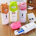 wirlsweal Portable Cute Cartoon Travel Toothbrush Toothpaste Towel Storage Box with Cover