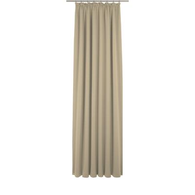 Vorhang WIRTH "Uni Collection light", beige, B:142cm H:365cm, Baumwolle (Bio-Baumwolle), Gardinen, nach Maß Image