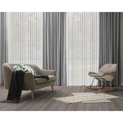 Vorhang WIRTH "Dim out", grau, B:142cm H:365cm, Polyester, Gardinen, nach Maß Image