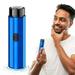 2022 News Mini Electric Shavers Men S Portable Beard Ladies Shavers Shavers Car Convenient Charging Mini Blue