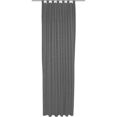 Vorhang WIRTH "Uni Collection light", schwarz, B:142cm H:365cm, Baumwolle (Bio-Baumwolle), Gardinen, nach Maß Image