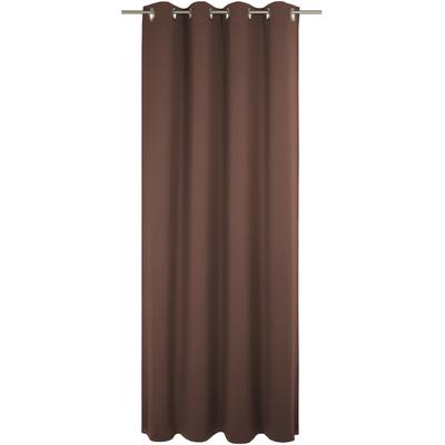 Vorhang WIRTH "Dim out", braun, B:142cm H:205cm, Polyester, Gardinen, nach Maß Image