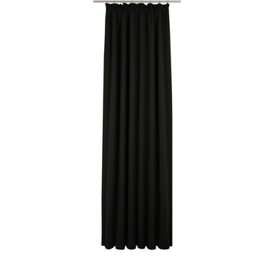 Vorhang WIRTH "Newbury", schwarz, B:130cm H:145cm, Baumwolle, Polyester, Gardinen, nach Maß Image
