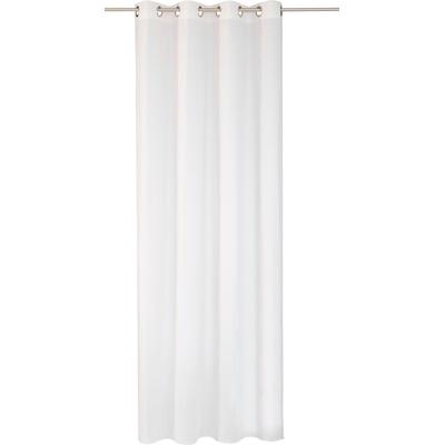 Gardine WIRTH "Audrey", weiß, B:900cm H:260cm, Polyester, Gardinen, Fertigstore mit Ösen (Ø 4 cm) nach Maß Image