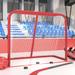 vidaXL Hockey Goal Red and White 72"x28"x48" Polyester