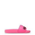 Pool Slides With Large Logo - Pink - Love Moschino Flats