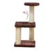 HIBRO Dog Bike Rack Pannier Dog Three Tier Three Post Cat Climbing Frame Sisal Cat Scratching Board Cat Toys Decompression Cat Scratching Post Cat Climbing Frame Multi Level Pet Playhouse